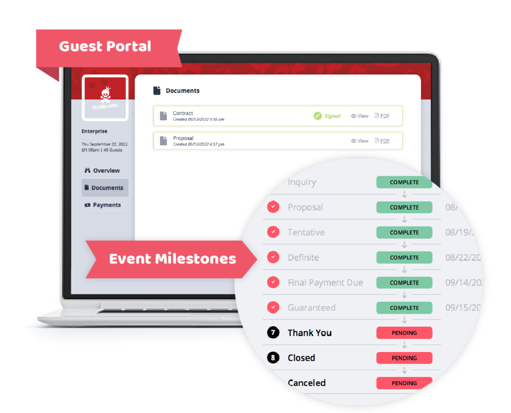 Events Catering Booking Software
